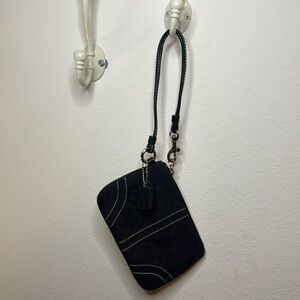 Teeny coach wristlet